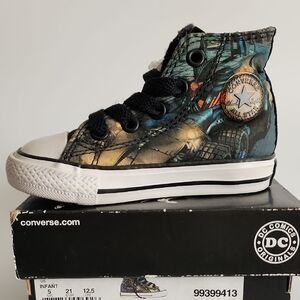 Converse DC Comics Infant High-Tops - Black and Blue